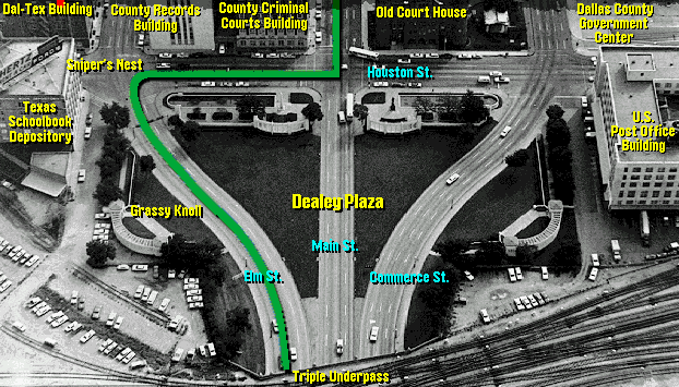 JFK LANCER MAP